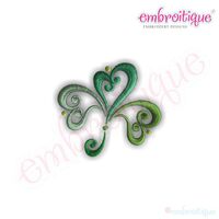 Ornate Curly Shamrock - Small, 3 image