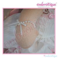 Posh and Proper - Doodley Dolls Flower Girl Add On PDF Sewing & Embroidery Pattern, 3 image