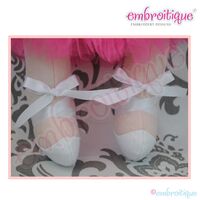 Posh and Proper - Doodley Dolls Tutus and Ballet Shoes Add-On PDF Sewing Pattern, 4 image