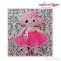 Posh and Proper - Doodley Dolls Tutus and Ballet Shoes Add-On PDF Sewing Pattern, 2 image
