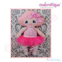 Posh and Proper - Doodley Dolls Tutus and Ballet Shoes Add-On PDF Sewing Pattern, 5 image