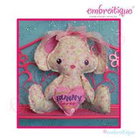 Posh and Proper - Love Easter Bunny - PDF Combination Embroidery & Sewing Pattern