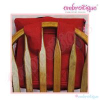 Posh and Proper - Love Letters Valentine Chair Backer Bags - PDF Sewing & Embroidery Pattern - Includes Hearts and Love Stamp, 5 image