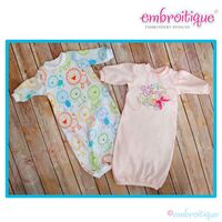 Posh and Proper - Baby Nightgown Add-On PDF Sewing Pattern, 2 image