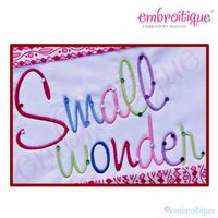 Small Wonder Monogram Font Set - Large