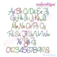 Small Wonder Monogram Font Set - Large