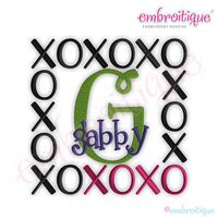 XOXO Font Frame - Small