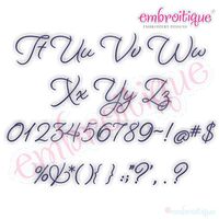 Beloved Basic - Beautiful Calligraphy Monogram Alphabet 1", 2", 3" - EXCLUSIVE