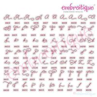 Beloved Alternates 5 - Beautiful Calligraphy Monogram Alphabet 1", 2", 3" - EXCLUSIVE