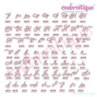 Beloved Alternates 5 - Beautiful Calligraphy Monogram Alphabet 1", 2", 3" - EXCLUSIVE