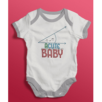 Acute Baby - Adorable Funny Nerdy Math Design  2 versions included  for boys and girls
