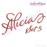 Alicia Calligraphy Monogram - Super Set - Embroitique Exclusive!