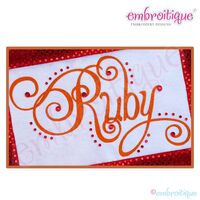 Charming Calligraphy Script Monogram Set - Large - FULL SET - 7", 8", 9"