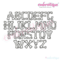 Dog Bone - Skeleton - Great font for Halloween!