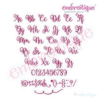 Kimberly 1 Calligraphy Monogram Set - Small
