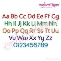 Thomas Monogram Set - Small - Perfect for Boys and Girls - .5", 1", 1.5", 2", 2 image