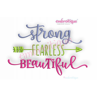 Strong Fearless Beautiful