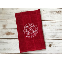 We Wish you a Merry Christmas Calligraphy Holiday Design for machine embroidery, 2 image
