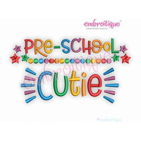 Pre-School Cutie - back to school girls