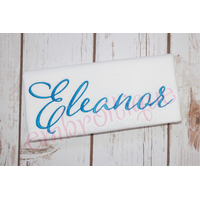 Eleanor Set 1 - Small - Calligraphy Script Machine Embroidery Monogram Alphabet Font - Embroitique - BX Files included