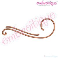 Mix It Up Curly Calligraphy Accent 12