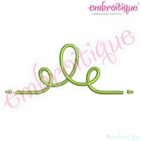 Mix It Up Curly Calligraphy Accents Flourishes - Full Set, 15 image