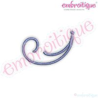 Mix It Up Curly Calligraphy Accents Flourishes - Full Set, 5 image