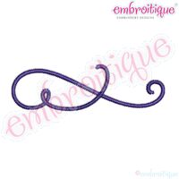 Mix It Up Curly Calligraphy Accents Flourishes - Full Set, 6 image