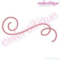 Mix It Up Curly Calligraphy Accents Flourishes - Full Set, 8 image