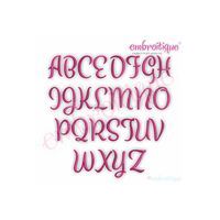 Penelope Super Set - Exclusive Calligraphy Script Monogram Alphabet Font for Machine Embroidery, 6 image