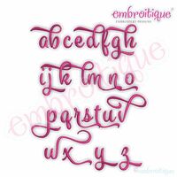 Penelope Super Set - Exclusive Calligraphy Script Monogram Alphabet Font for Machine Embroidery, 8 image