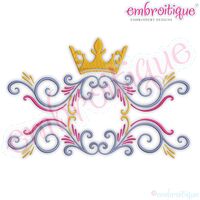 Bianca Princess Flourish Monogram Font Frame, 2 image