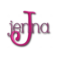 Jenna Machine Embroidery Monogram Alphabet Font