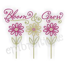Bloom and Grow Spring Flower Design
