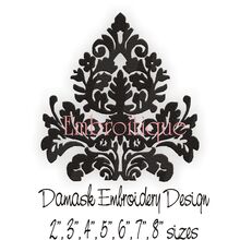Damask Single Embroidery Design