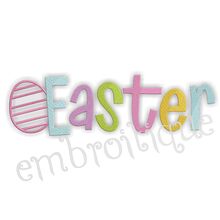 Easter Word With Egg