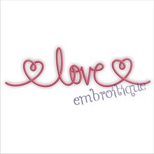 Love Word Doodle Single Design