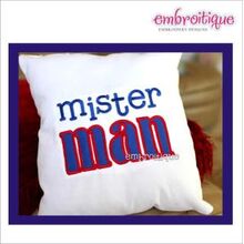 Mister Man Big Boy Applique Sibling Design