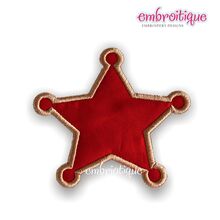Sheriff Badge Applique