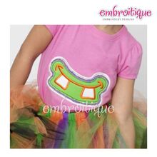 Silly Monster Mouth 2 Applique - Halloween