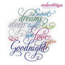 Sweet Dreams Sleep Tight We Love You Goodnight