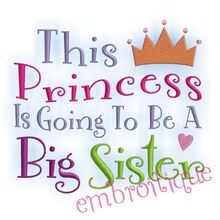 This Princess is Going to be a Big Sister