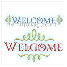 Trendy Welcome Home Decor - 2 versions - 6 designs included