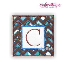 Chevron Square Font Frame
