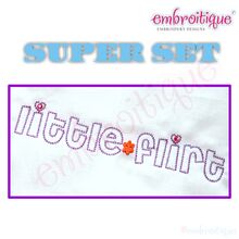 Little Flirt Super Set - Mommy, Daddy, Auntie, Grandma, Grandpa, and blank included