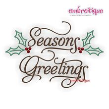 Seasons Greetings Classy Elegance Script