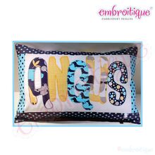 Angus Raw Edge Applique Monogram Set