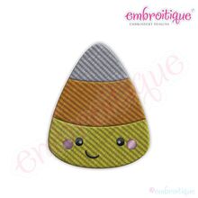 Candy Corn Fill Stitch Embroidery Design