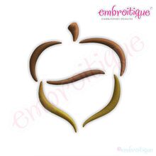 Fall Acorn Outline Embroidery Design