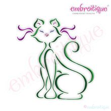 French Cats 1 Embroidery Design